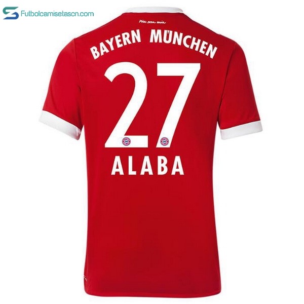 Camiseta Bayern Munich 1ª Alaba 2017/18